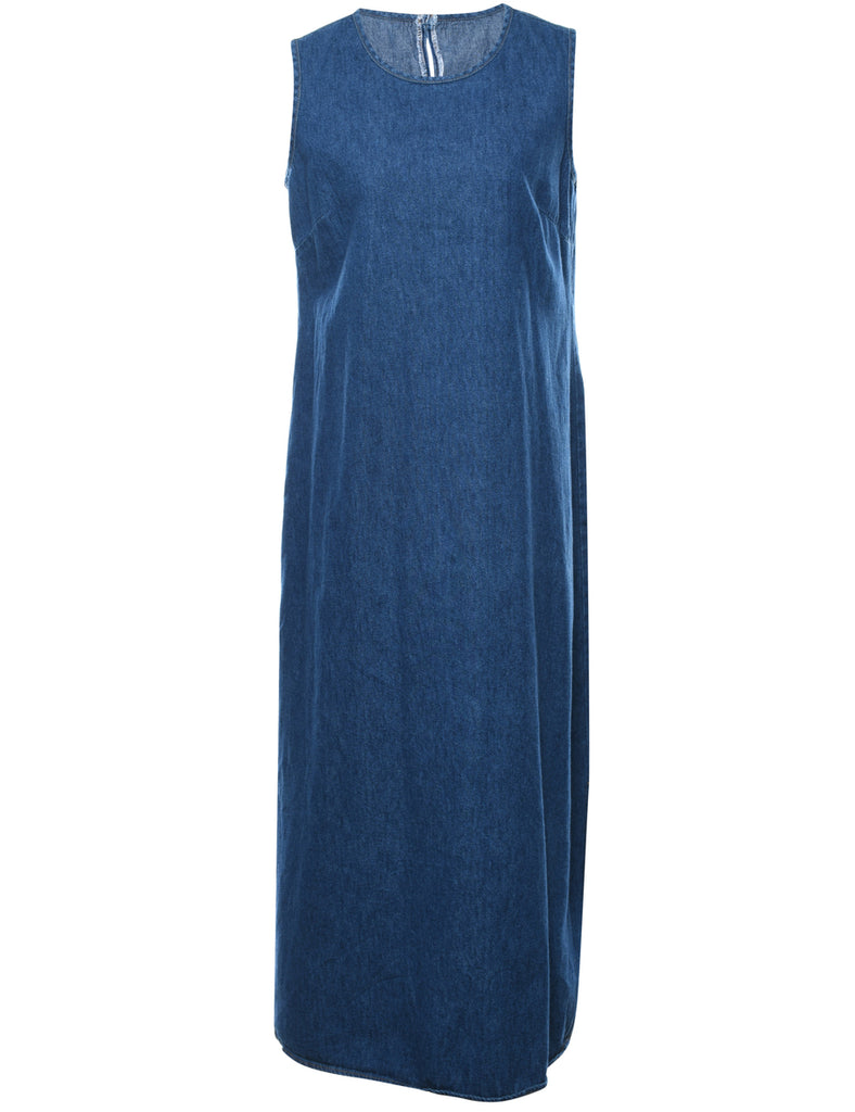 Indigo Denim Dress - L