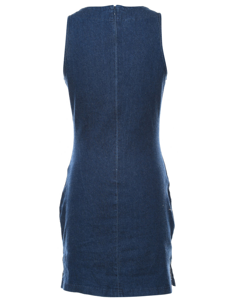 Indigo Denim Dress - XS