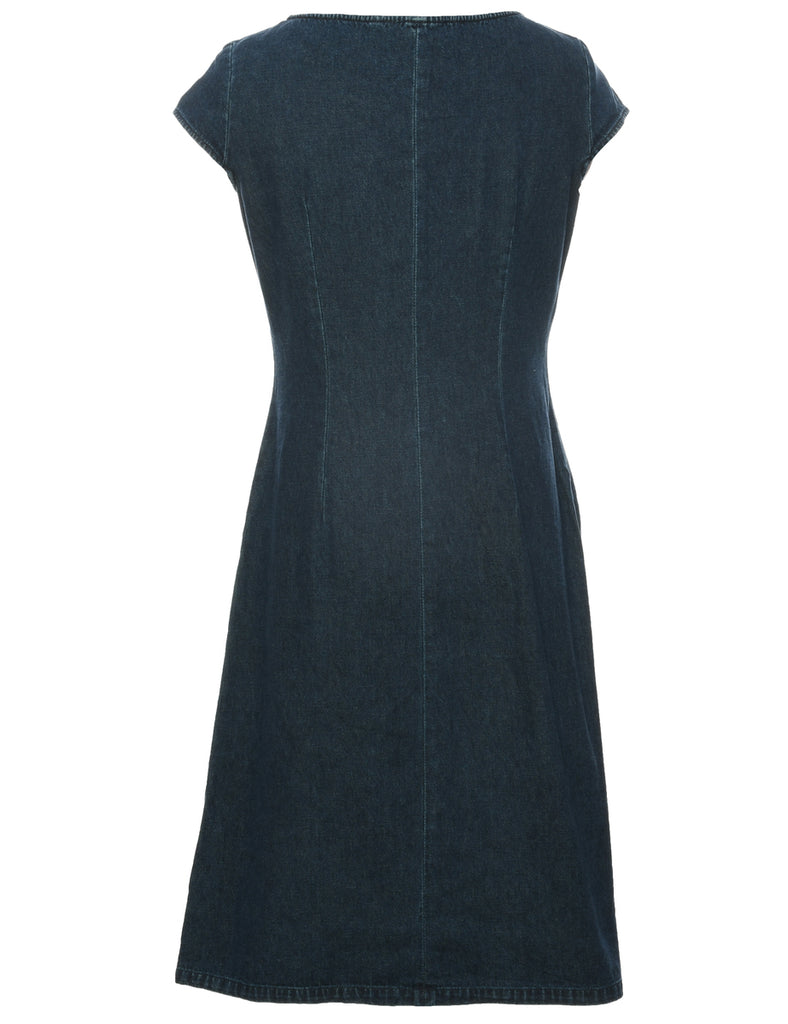 Indigo Denim Dress - M