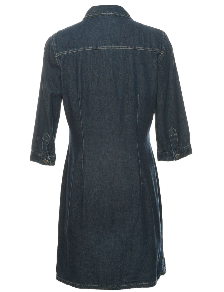 Indigo Denim Dress - M
