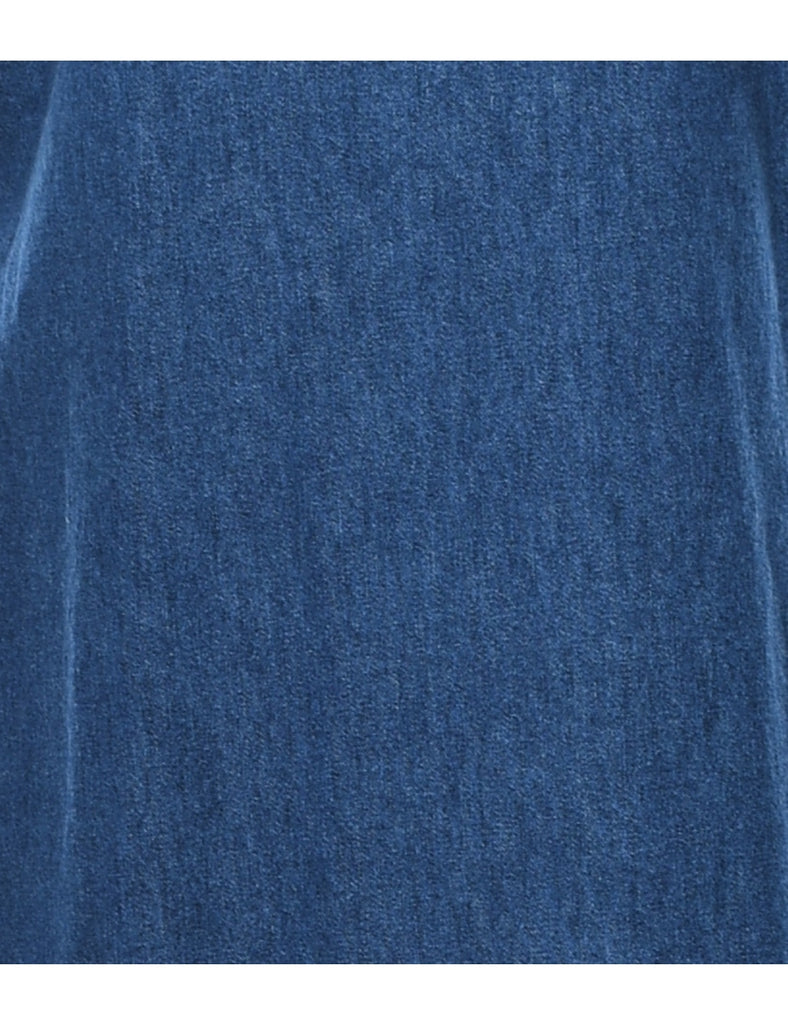 Indigo Denim Dress - L