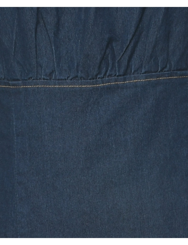 Indigo Denim Dress - M
