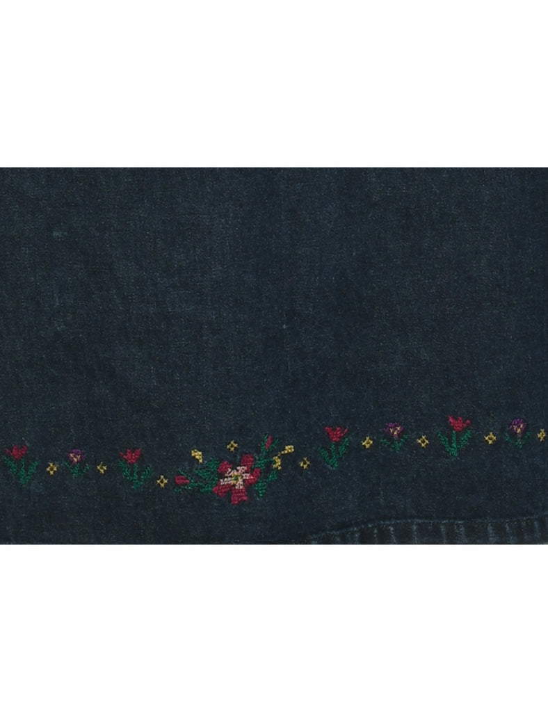 Indigo Denim Dress - M