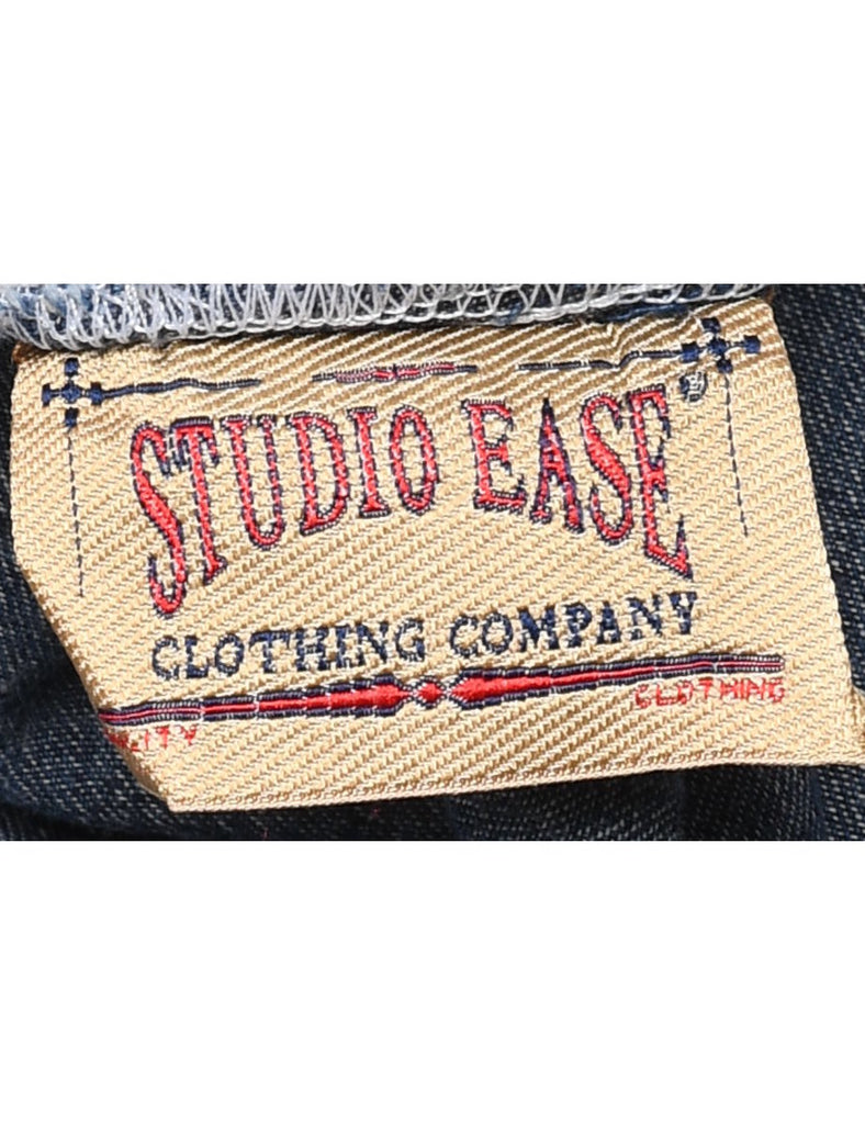 Indigo Denim Dress - L