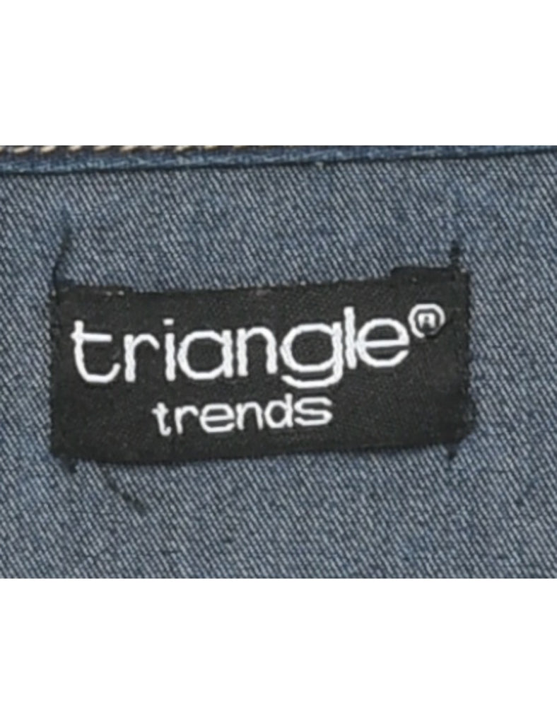 Indigo Denim Dress - M