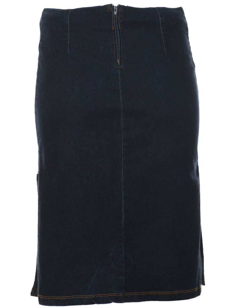 Indigo Denim Skirt - XS