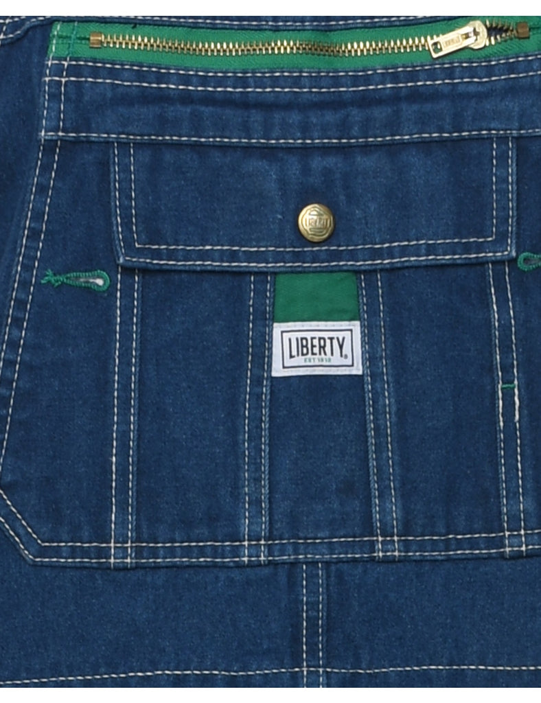 Indigo Dungarees - W42 L25