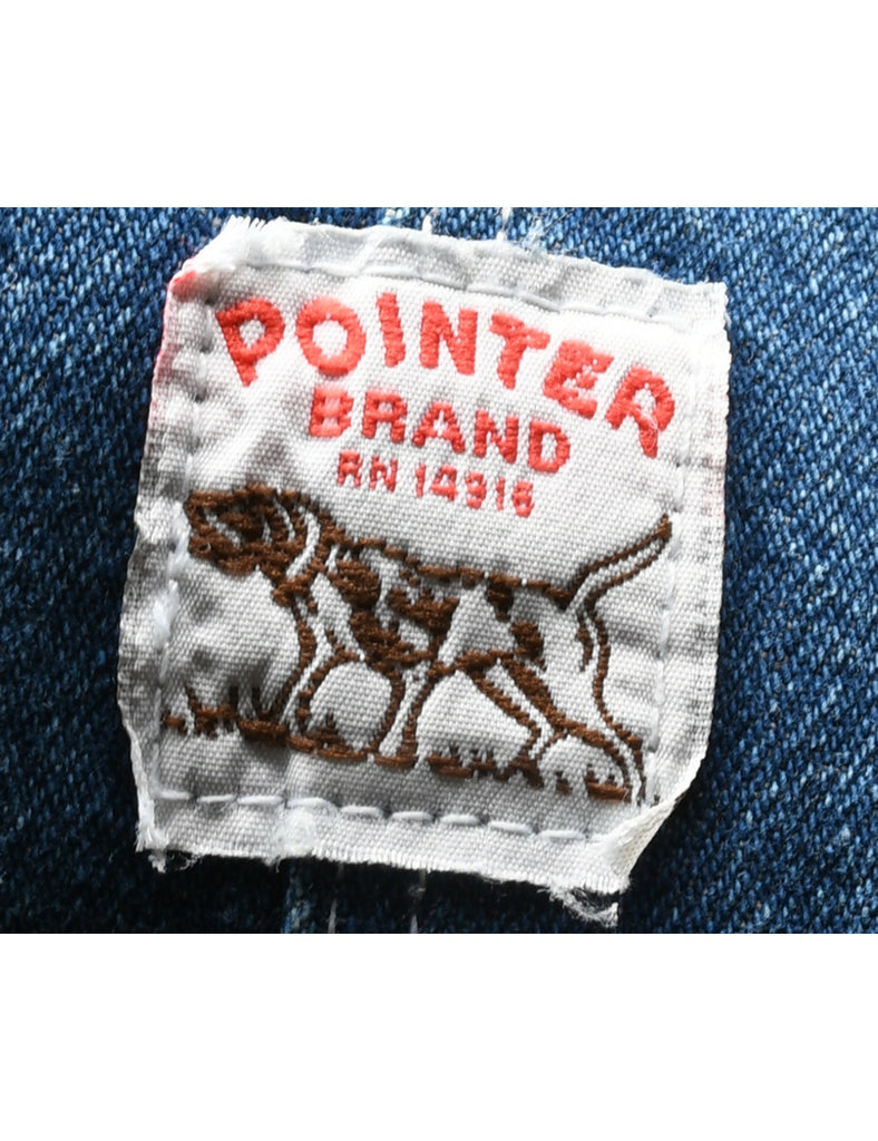 Indigo Dungarees - W35 L31