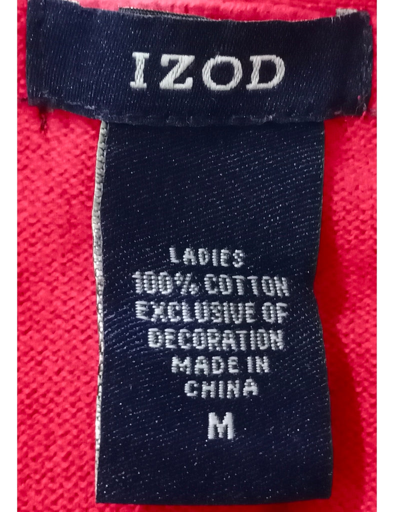 Izod Argyle Cardigan - M