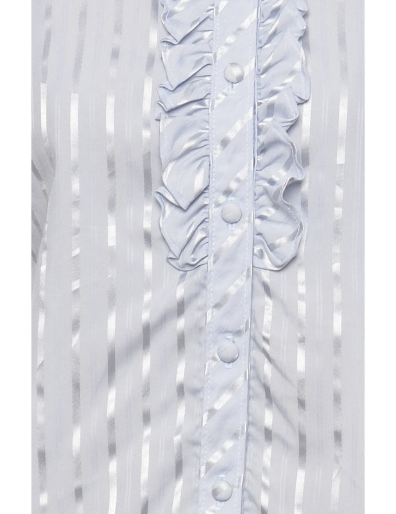 JC Penney Ruffle Front Blouse - M