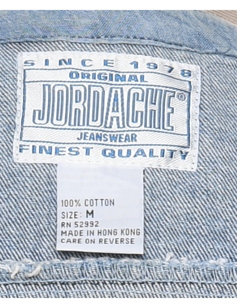 Jordache Denim Jacket Vest - M