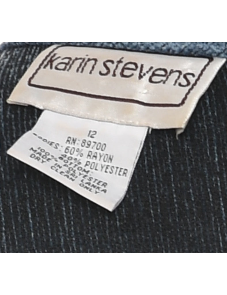 Karin Stevens Two Tone Dress - L