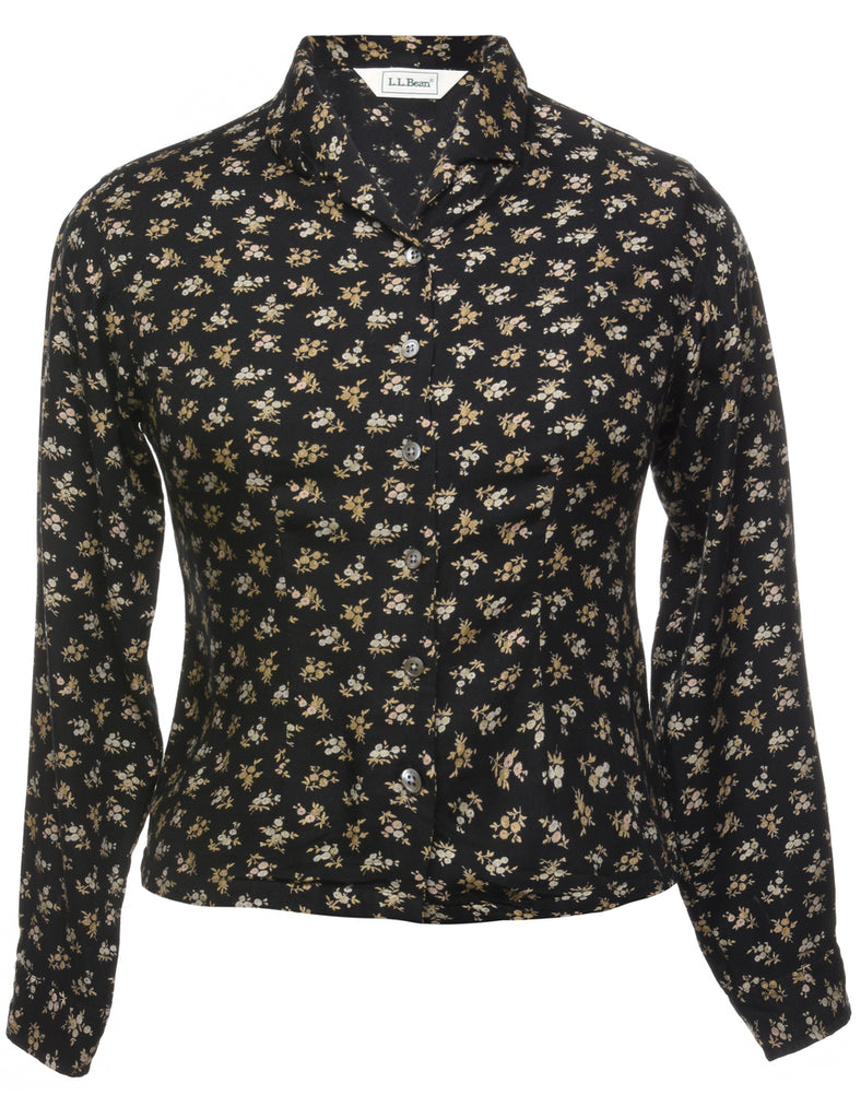 L.L. Bean Floral Blouse - M