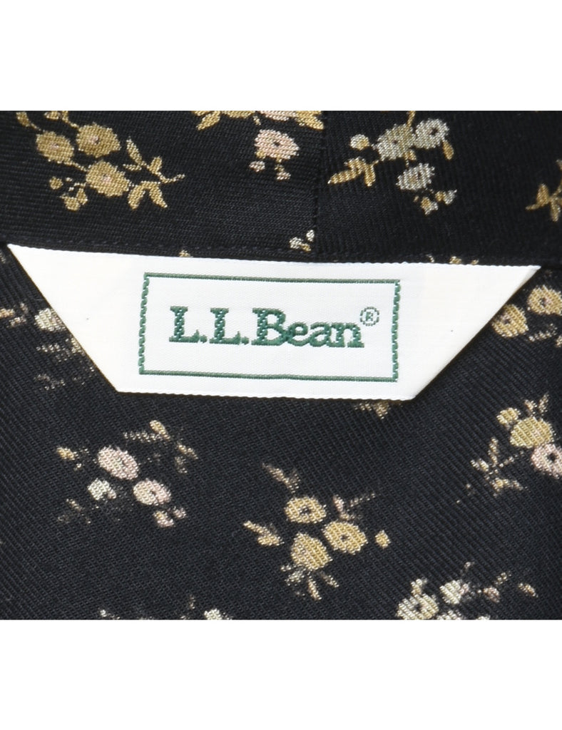 L.L. Bean Floral Blouse - M