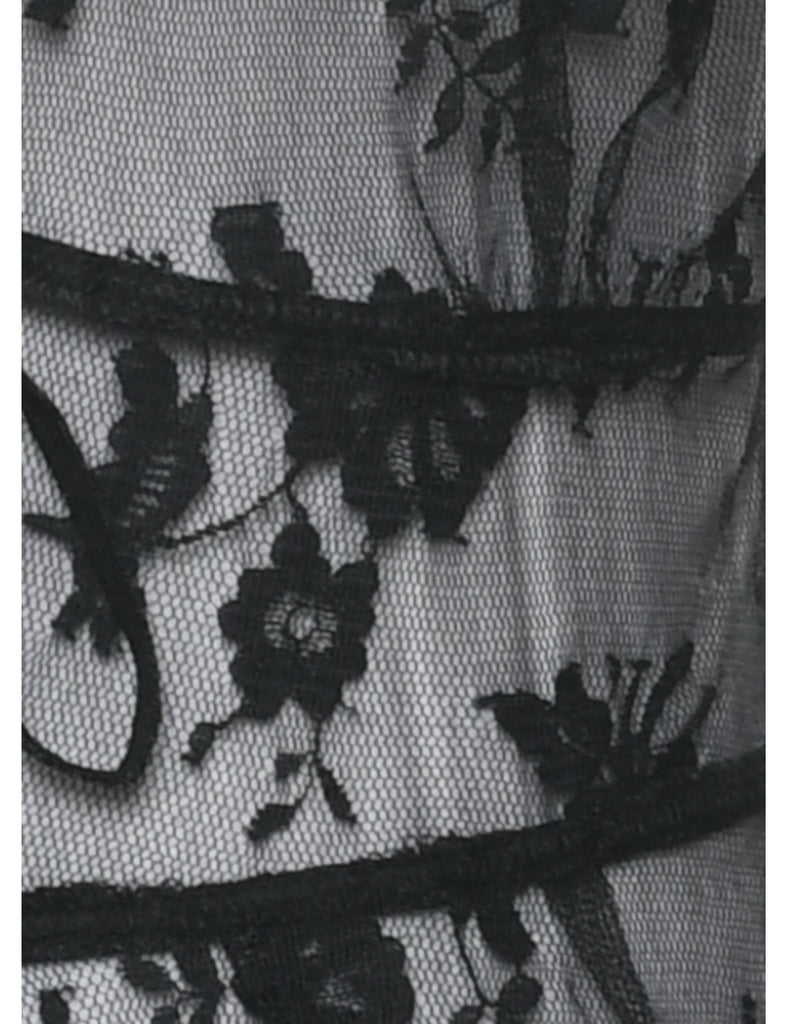 Lace Bed Jacket - XS