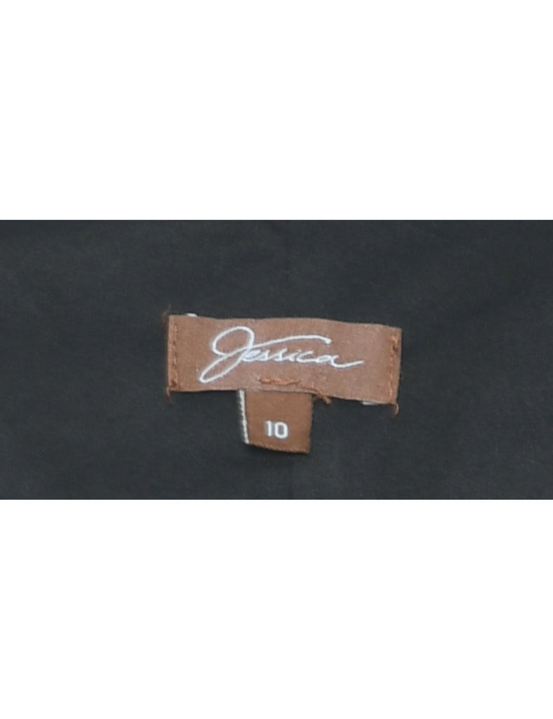 Lace Black Evening Dress - M