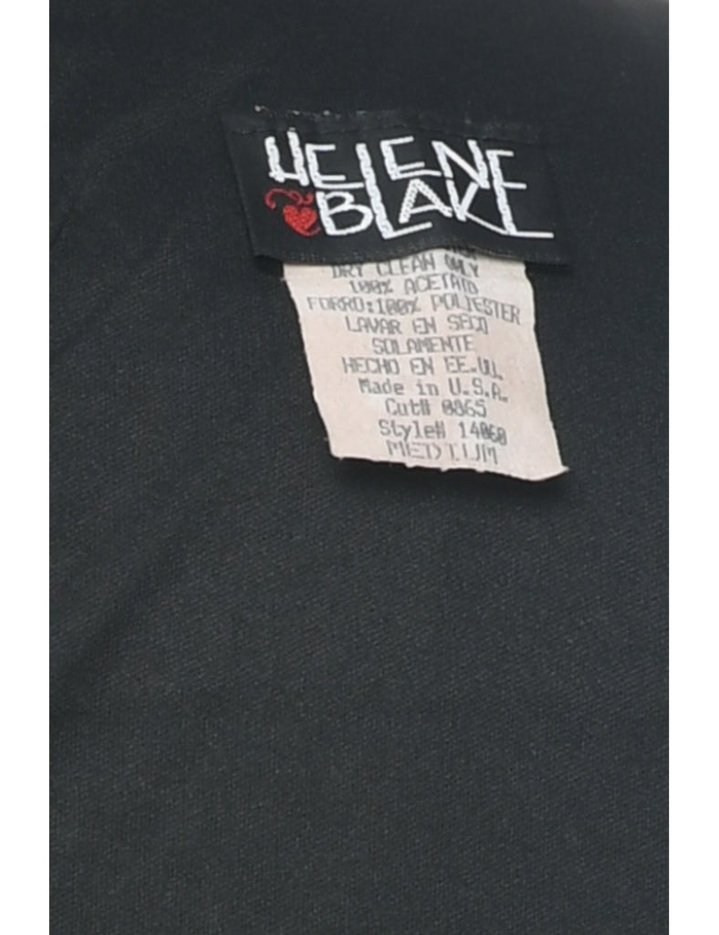 Lace Black Evening Dress - M