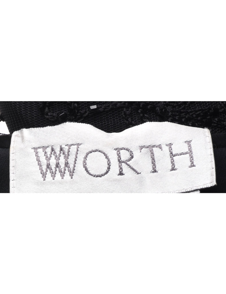 Lace Black Trousers - W30 L32