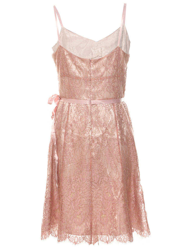 Lace Evening Dress - M