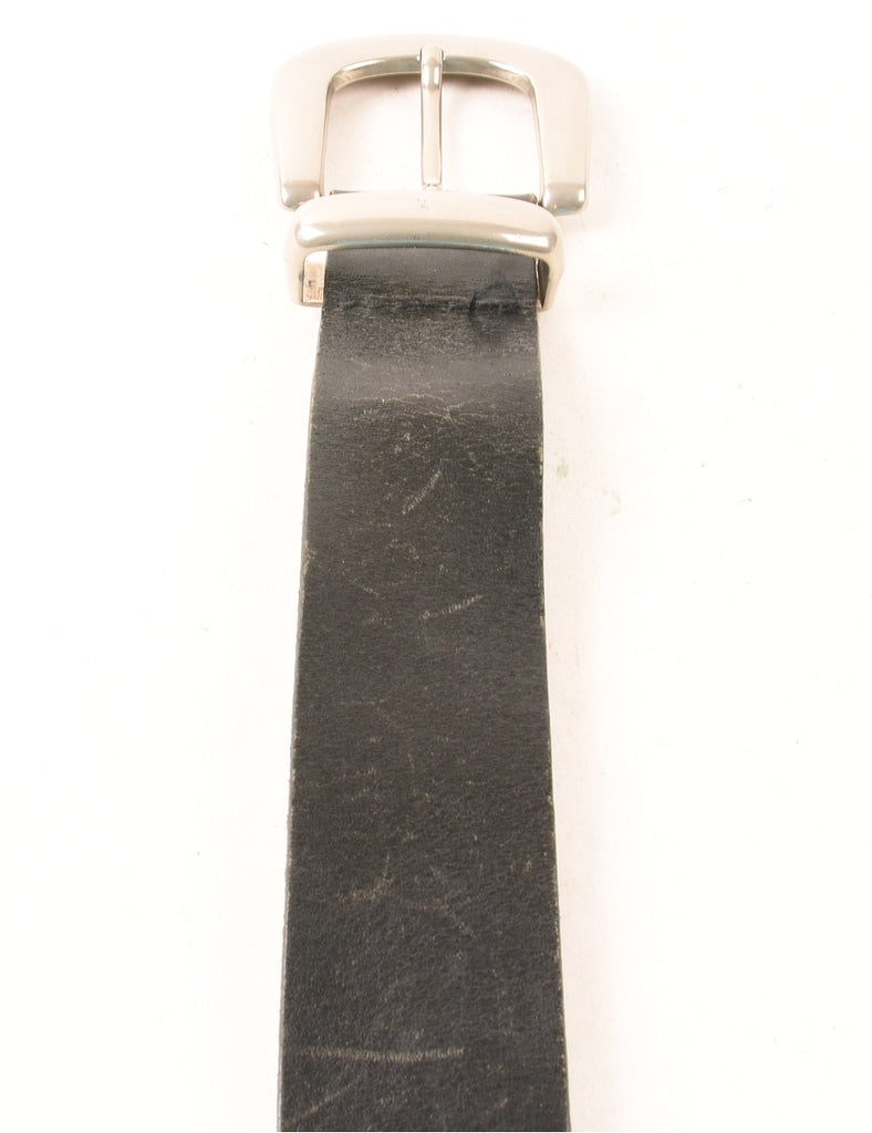 Leather Black Belt - M