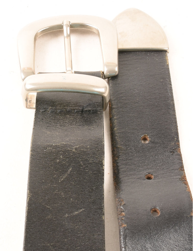 Leather Black Belt - M