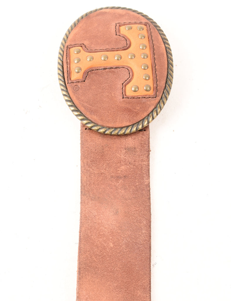 Leather Fashion Belt - S