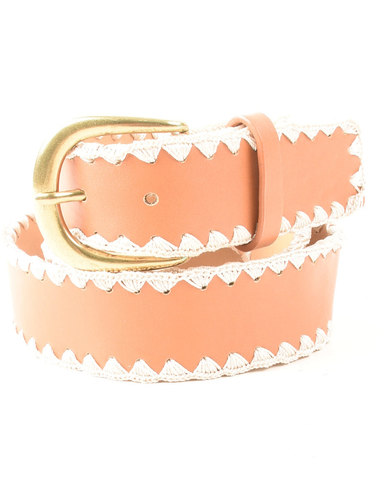 Leather Light Brown Belt - M