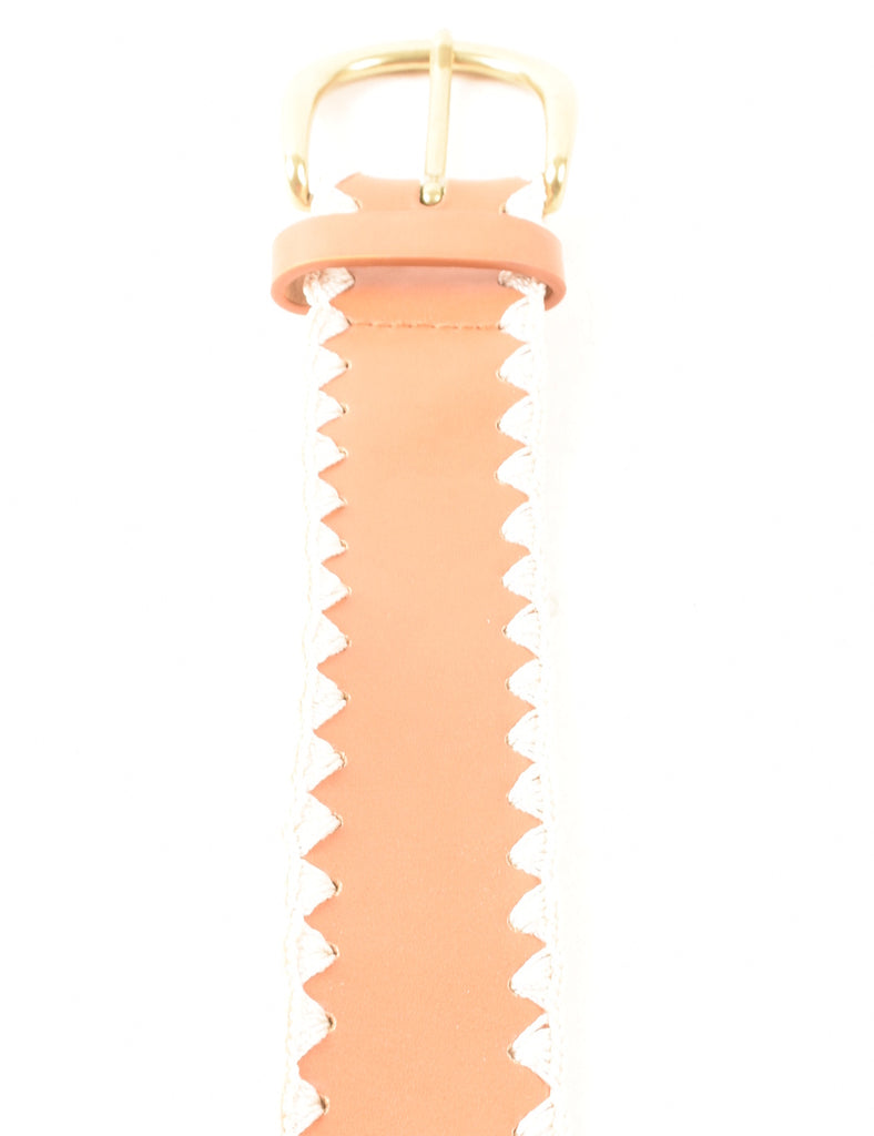 Leather Light Brown Belt - M