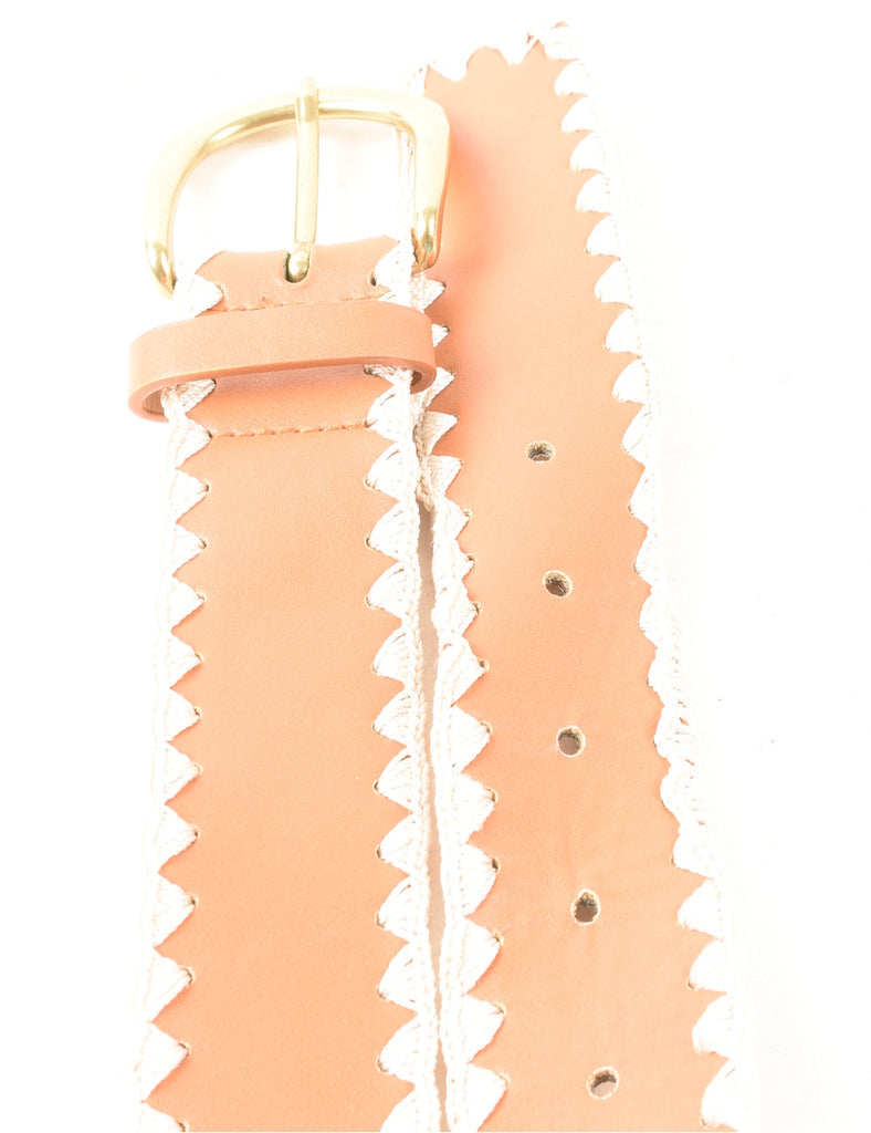 Leather Light Brown Belt - M