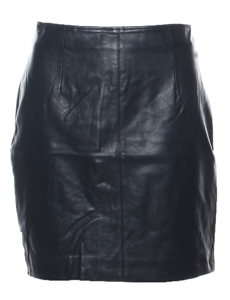 Leather Pencil Skirt - S