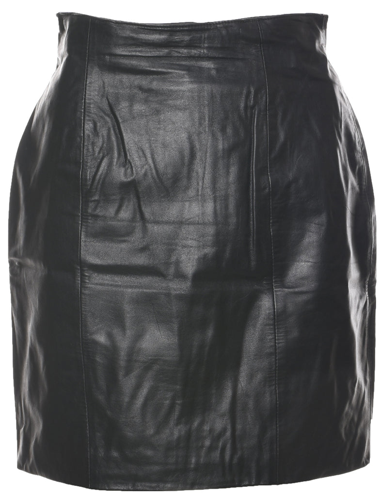 Leather Pencil Skirt - S