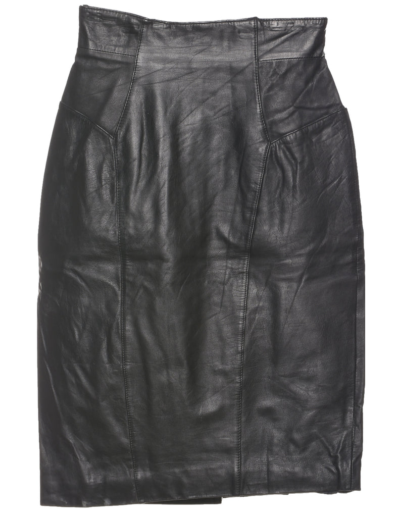 Leather Pencil Skirt - S