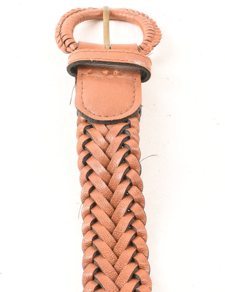 Leather Woven Belt - M