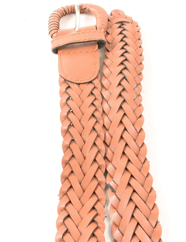 Leather Woven Belt - M