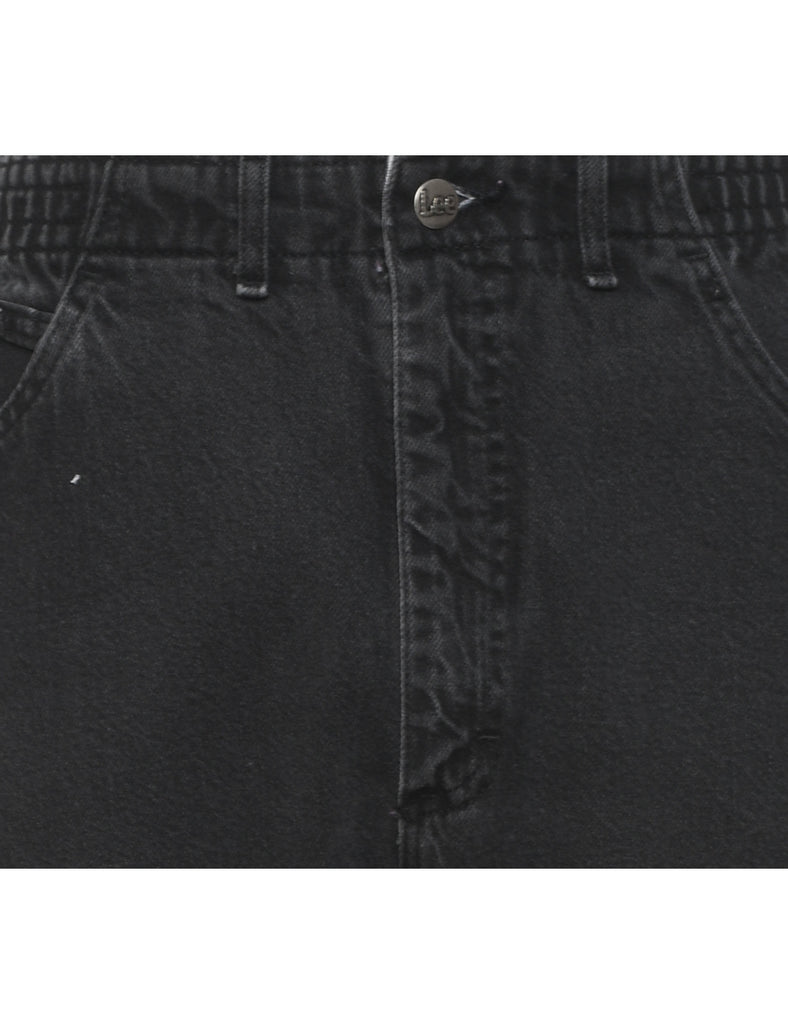 Lee Black Denim Trousers - W30 L27