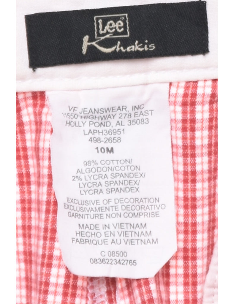 Lee Checked Trousers - W29 L19
