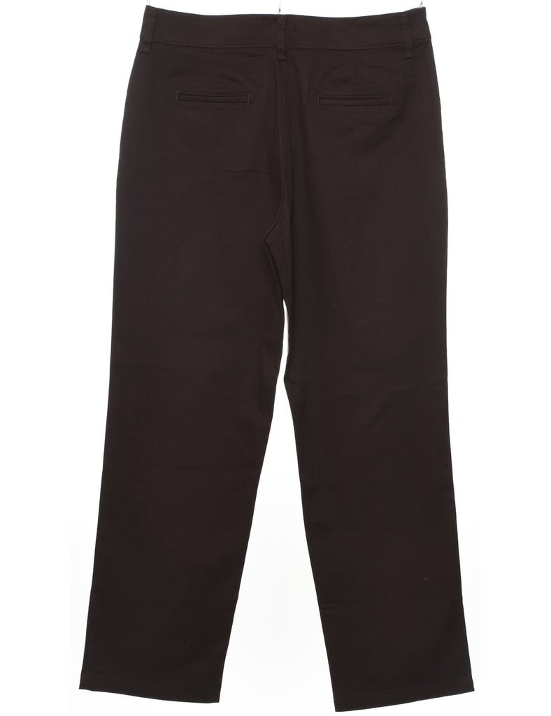Lee Dark Brown Trousers - W35 L31