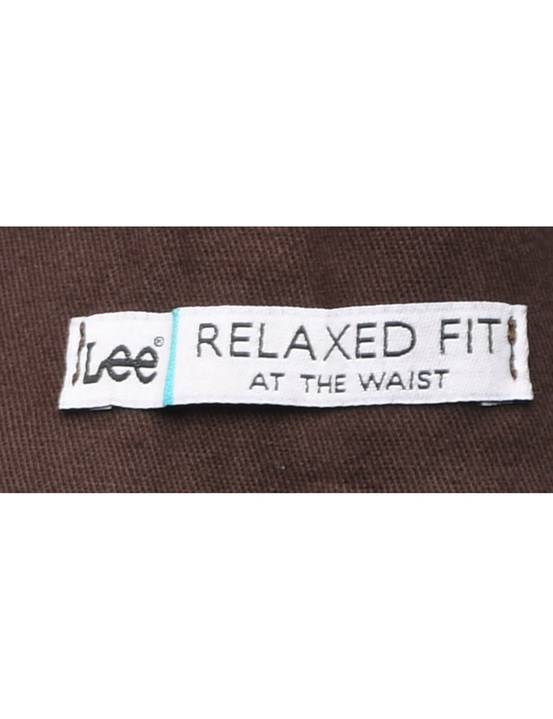 Lee Dark Brown Trousers - W35 L31