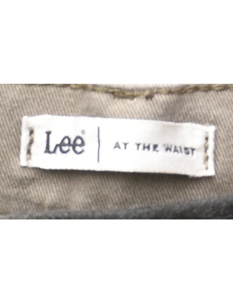 Lee Grey Straight-Fit Trousers - W32 L32