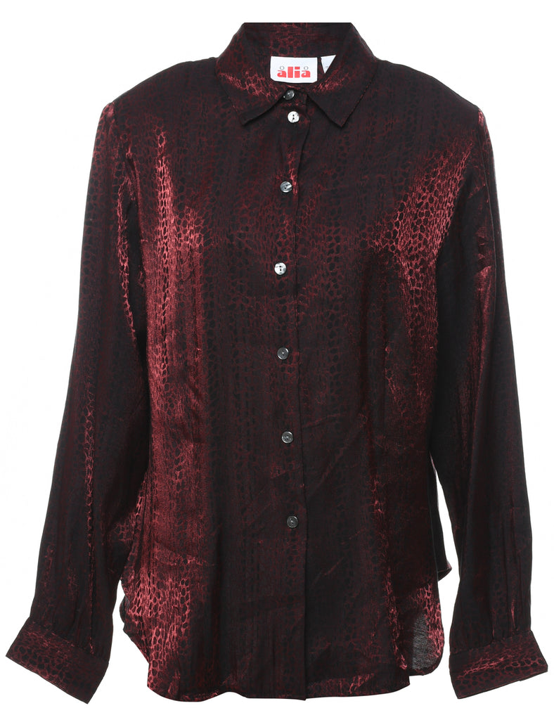 Leopard Print Evening Shirt - XL