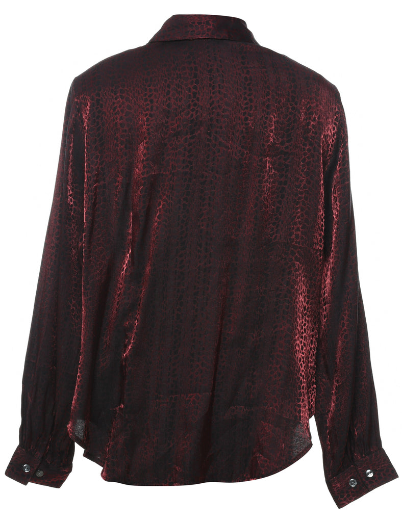 Leopard Print Evening Shirt - XL