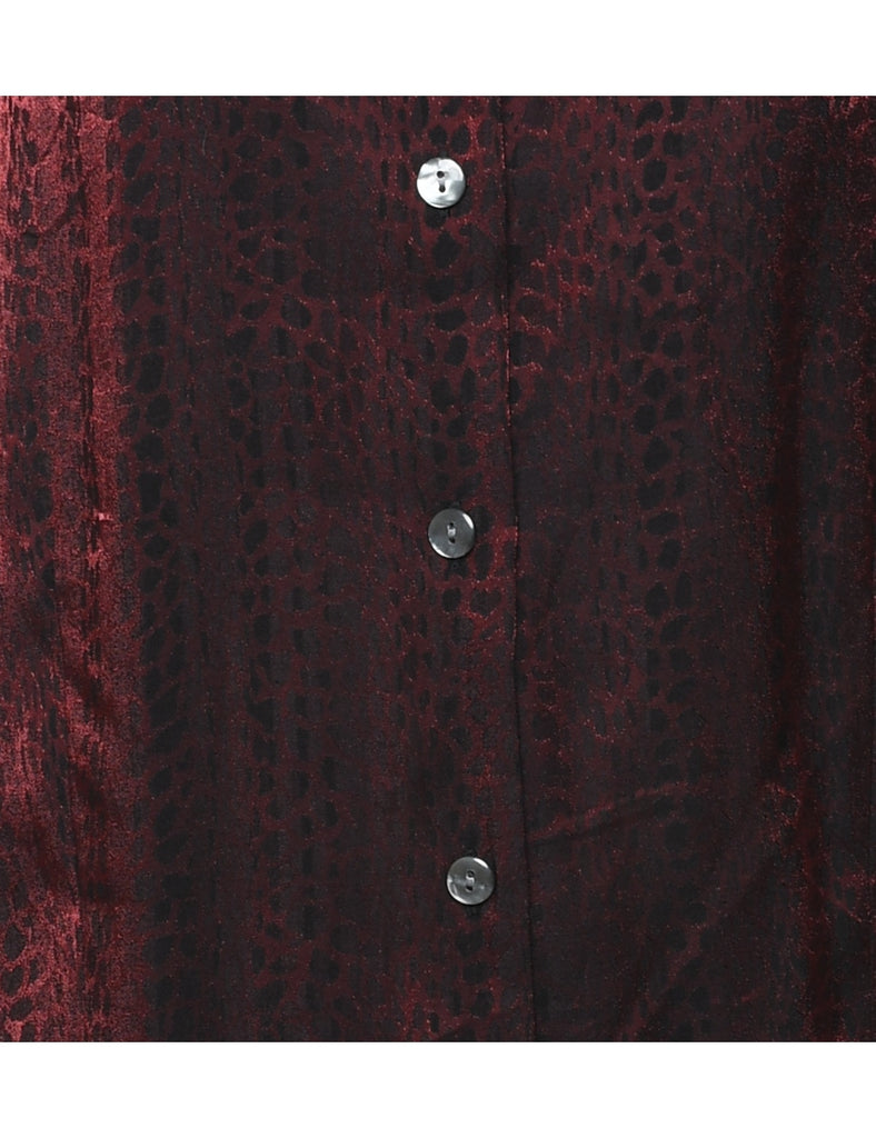 Leopard Print Evening Shirt - XL