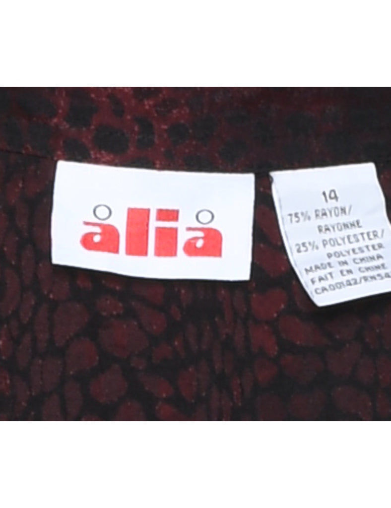 Leopard Print Evening Shirt - XL