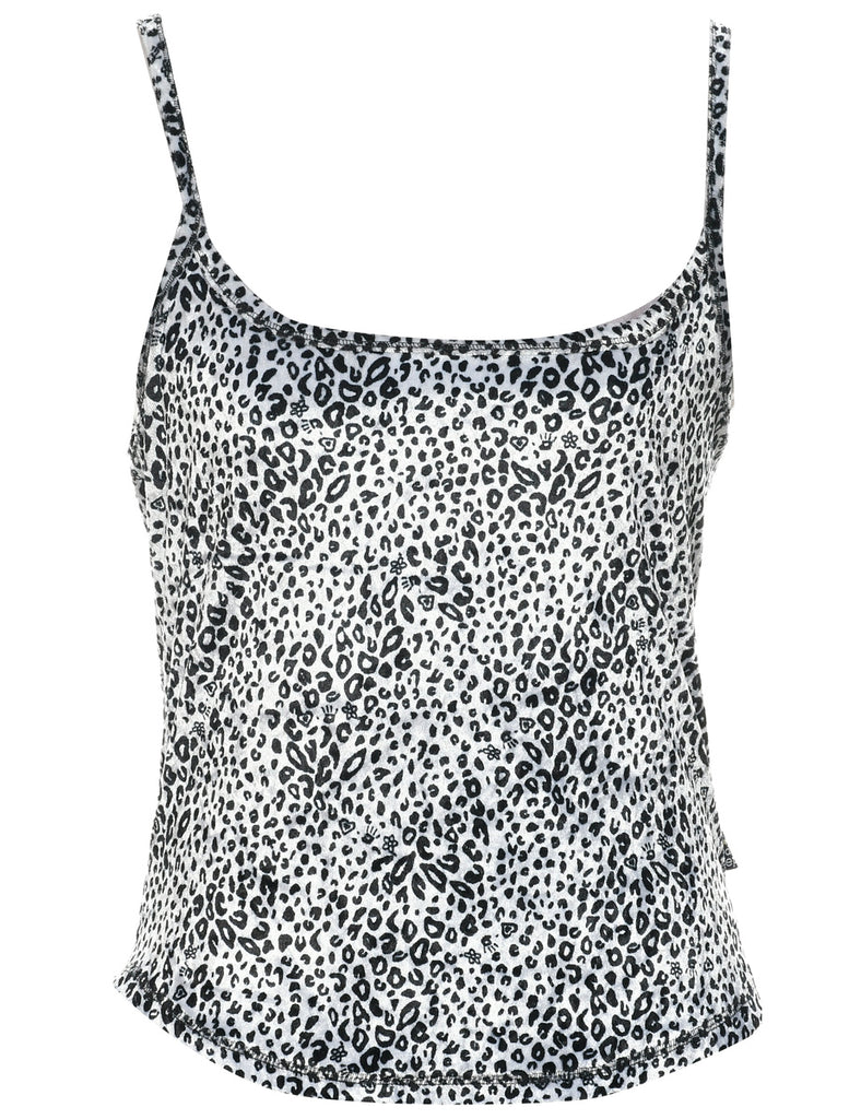 Leopard Print Evening Top - S