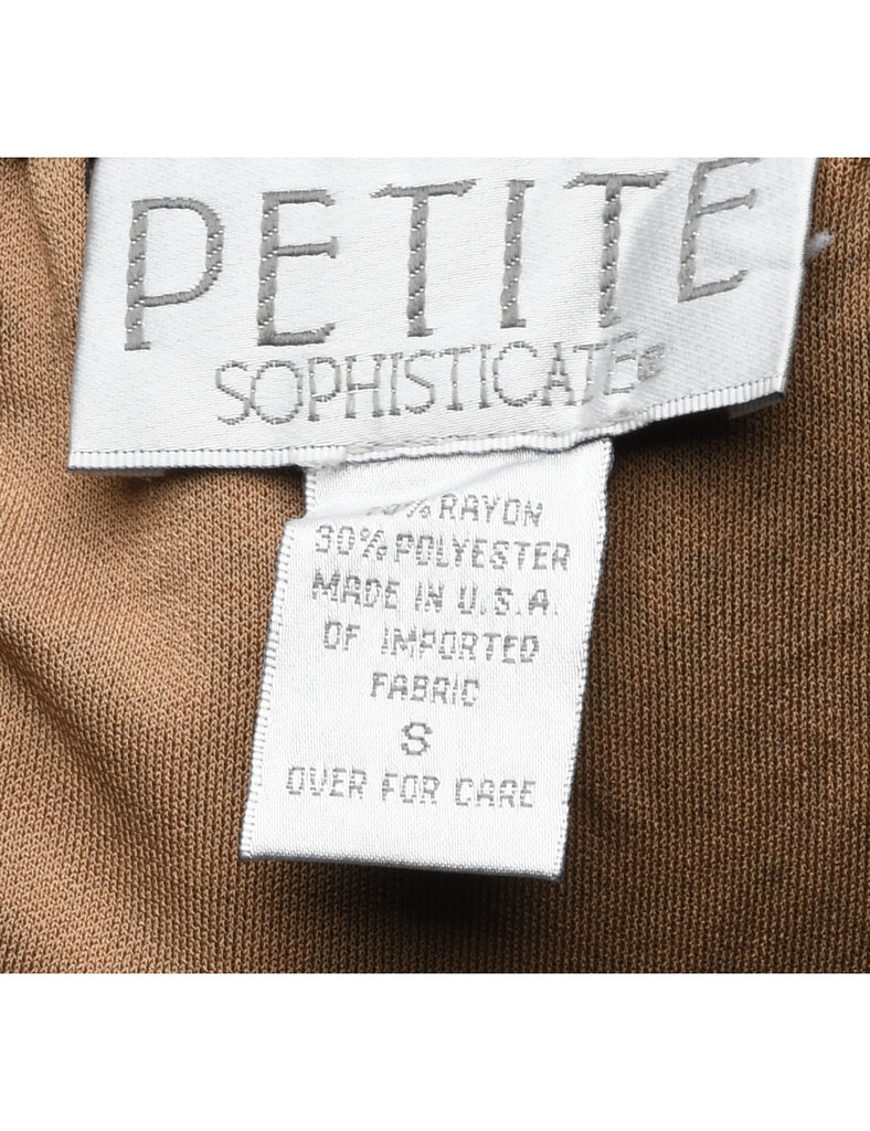 Leopard Print Pencil Skirt - M