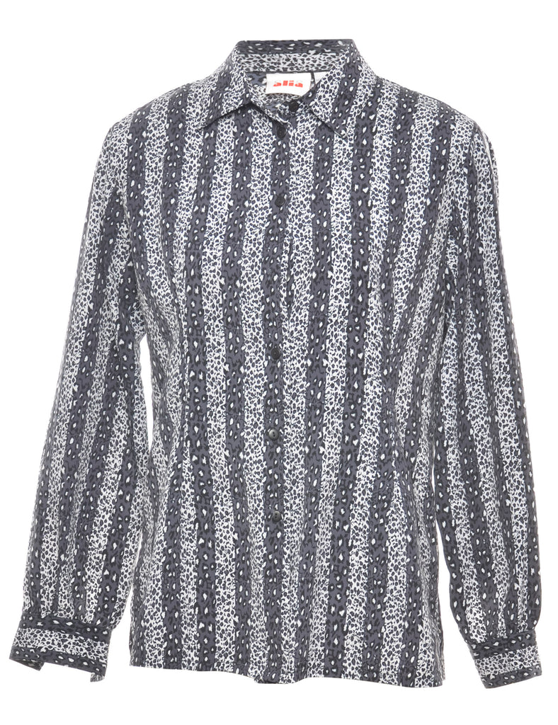 Leopard Print Shirt - M