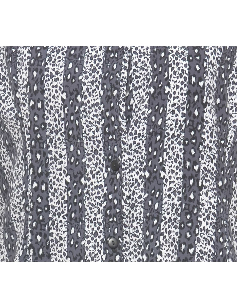 Leopard Print Shirt - M