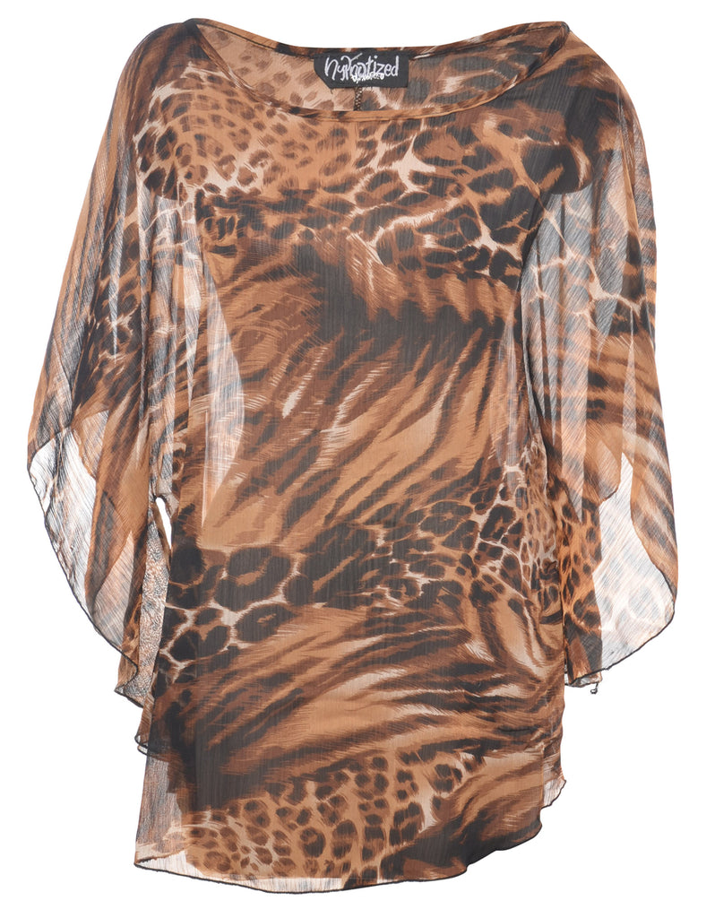 Leopard Print Top - XL