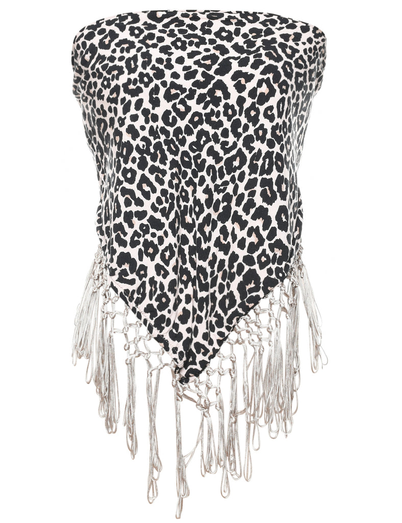 Leopard Print Top - S