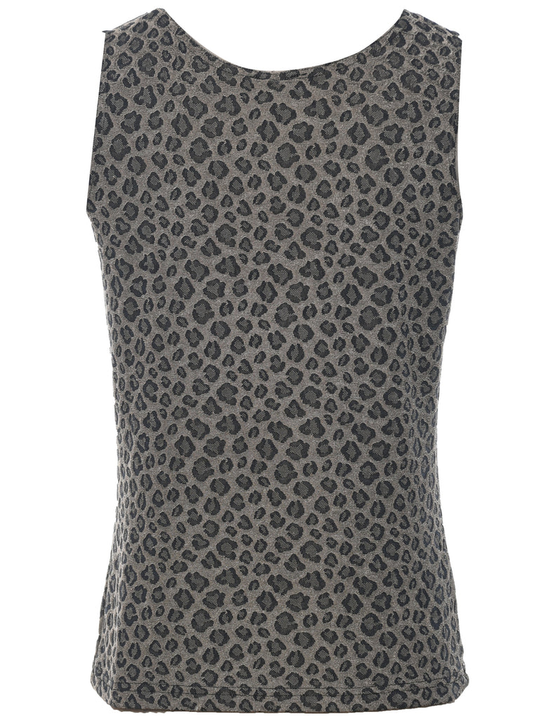 Leopard Printed Top - M